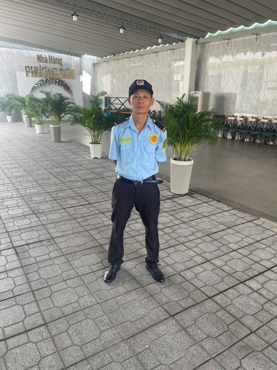 Bảo vệ trực chốt tại các cơ sở kinh doanh