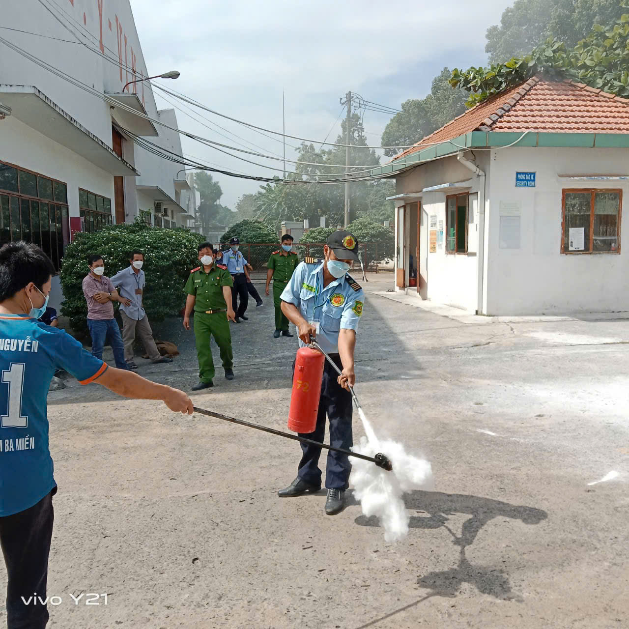 Diễn tập phòng cháy chữa cháy tại doanh nghiệp